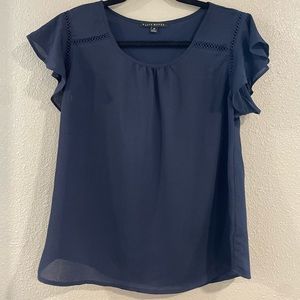Navy Blue Blouse